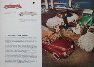 DKW 3=6 Modelprogram 1953 Carbrochure (6371)